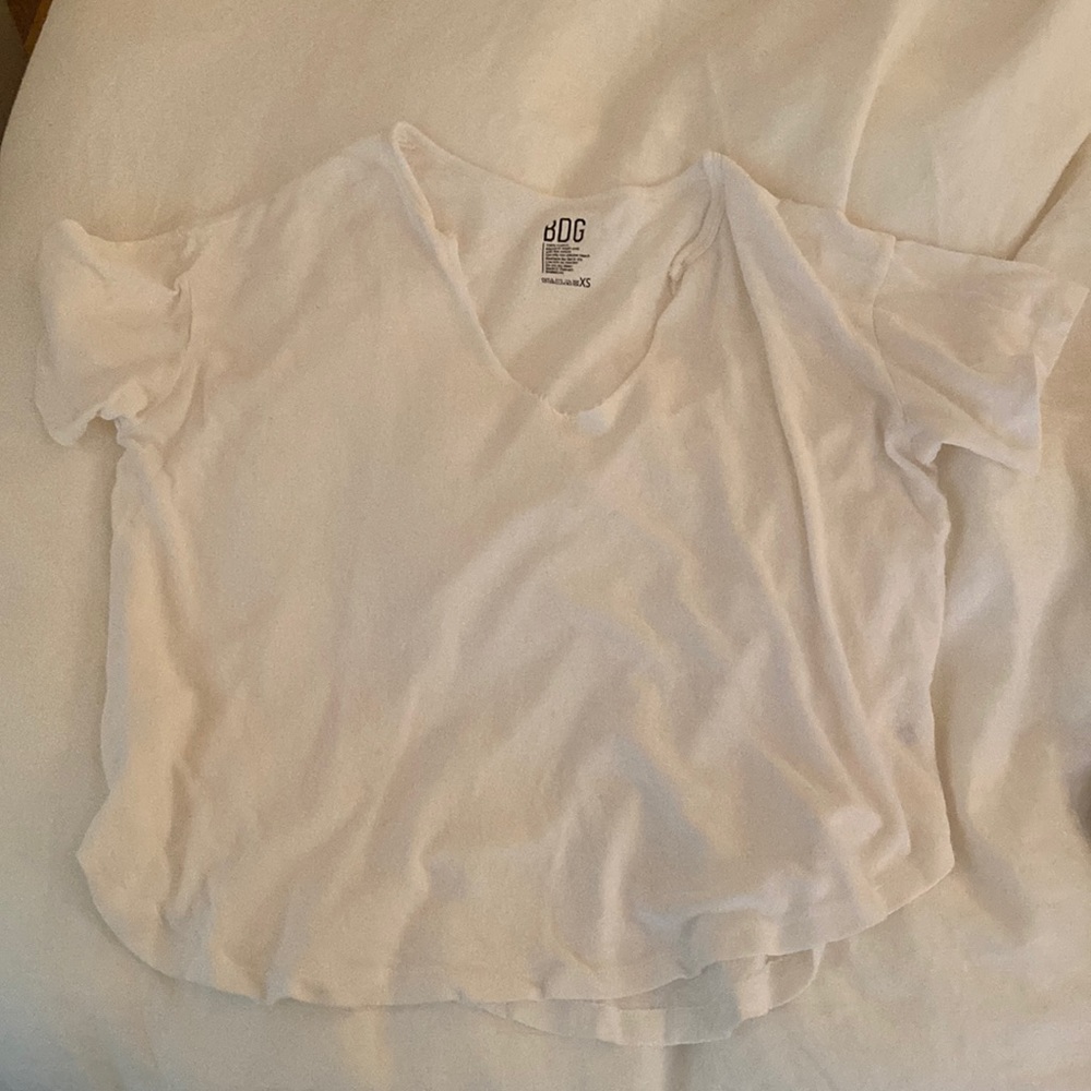 BDG UO White Tee Oversized